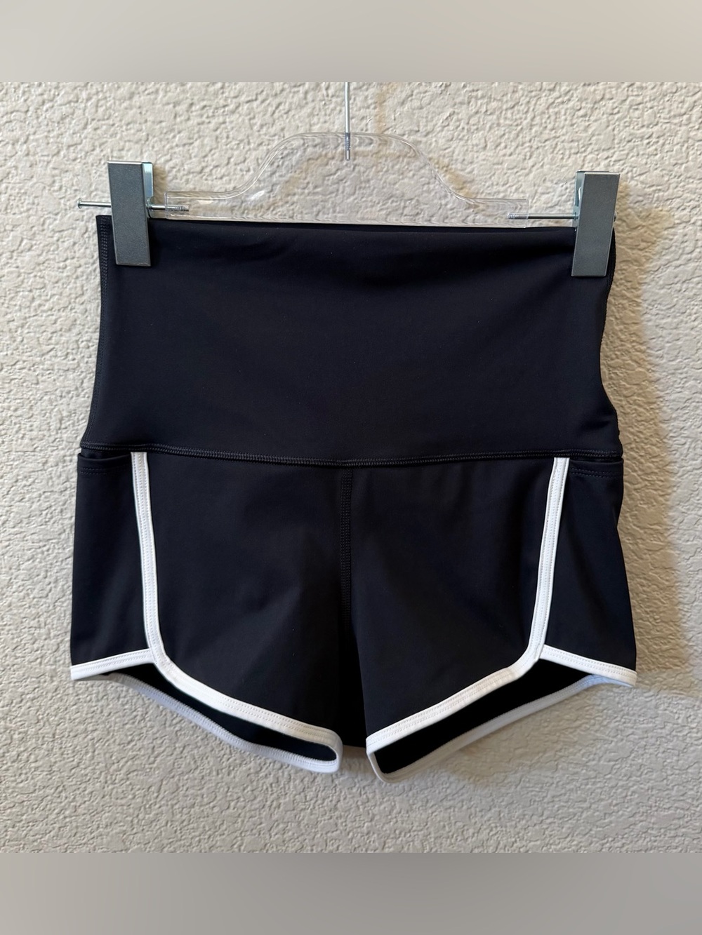 Free People Movement Size Small Island Time Short Black High Rise Cheeky Fit